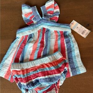 Colorful Striped Kids Outfit